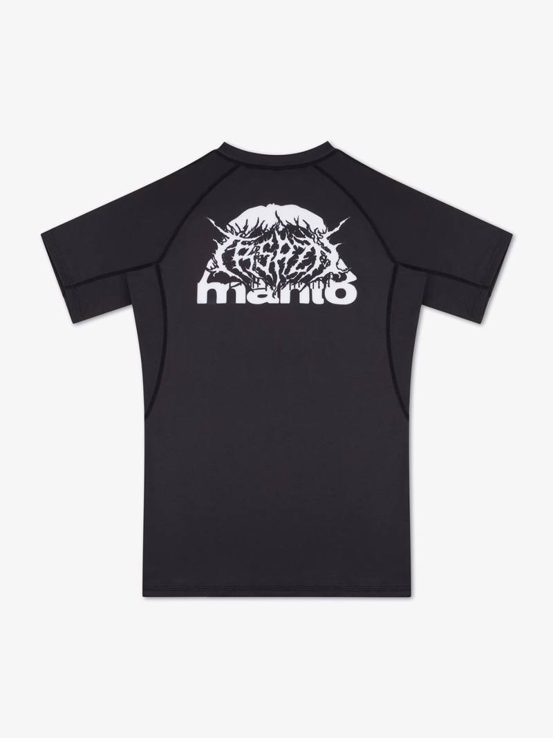 MANTO treasure zone RASHGUARD -black
